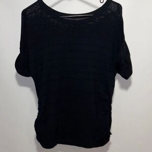 Apt. 9 Black Short Sleeve Sweater